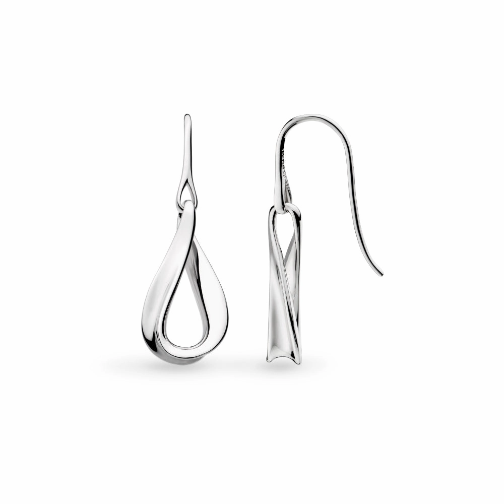 Silver Serenity Drop Earrings