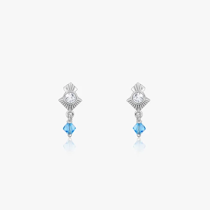 Silver Shimmer Chic Earrings