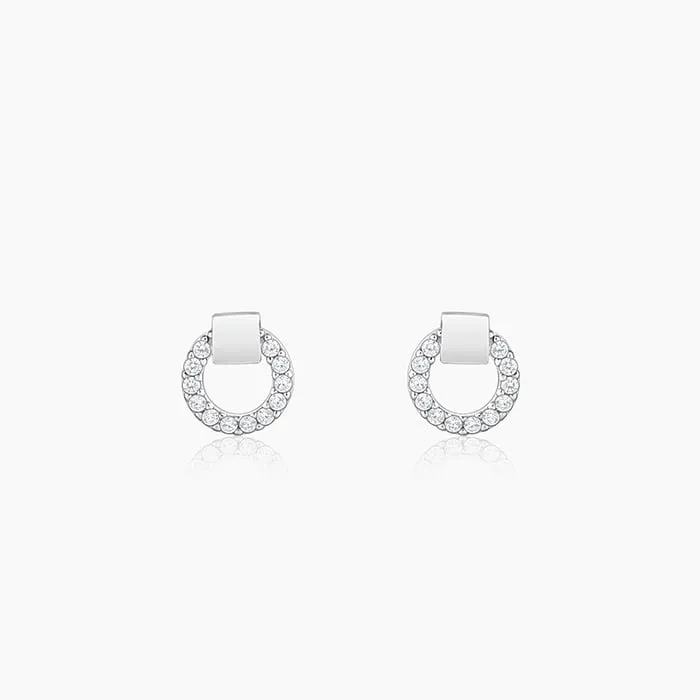 Silver Special Orb Earrings
