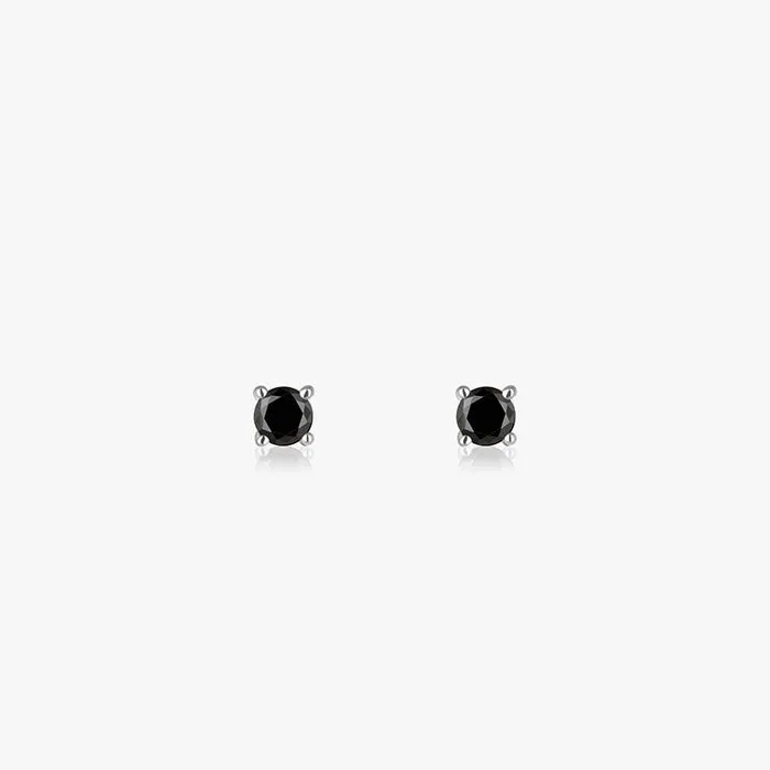 Silver Storm Edge Earring For Men