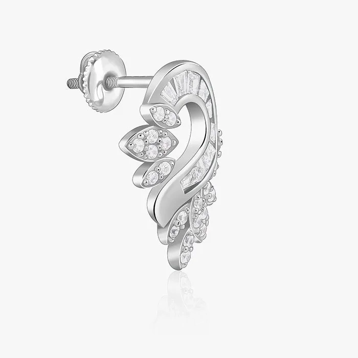 Silver Stunning Bling Earrings