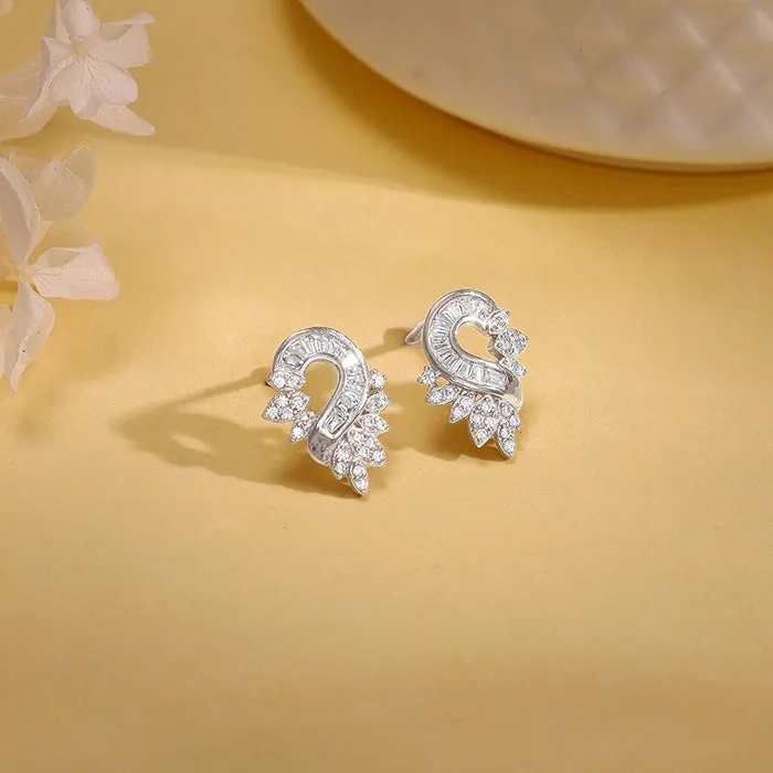 Silver Stunning Bling Earrings