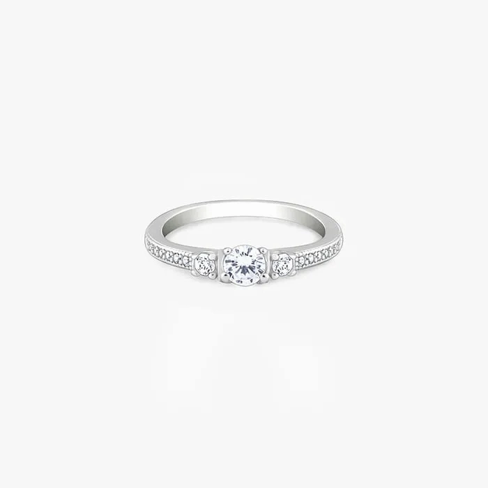 Silver Trilogy of Love Ring