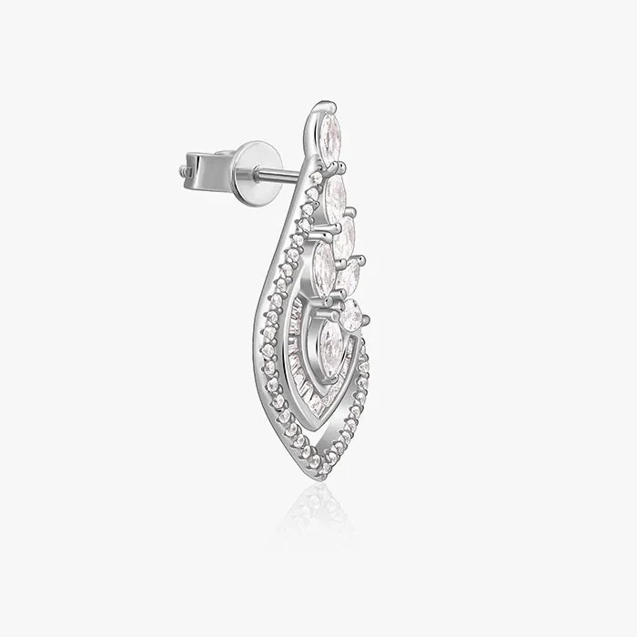 Silver Wing It Earrings