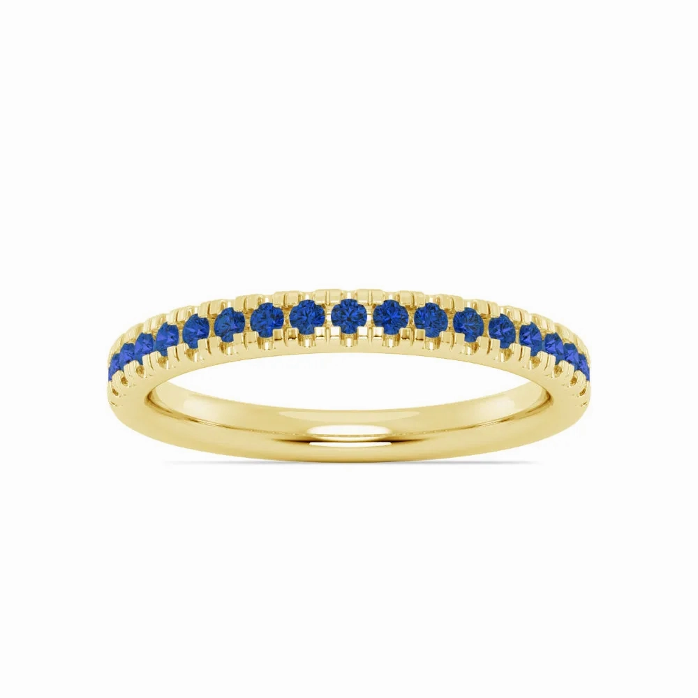 Smyth Jewelers Stackable Pav Blue Sapphire Ring
