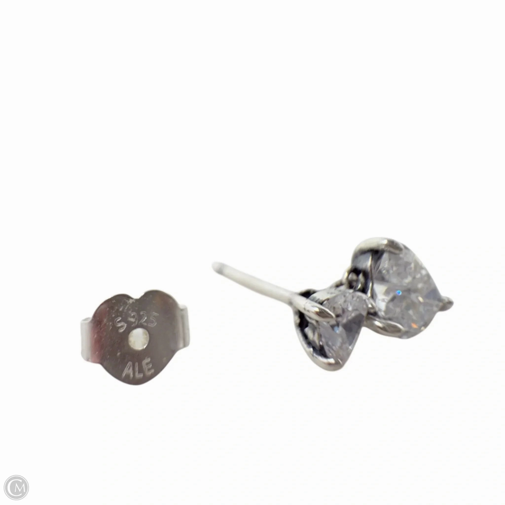 Sparkling Double Heart Earrings By Pandora