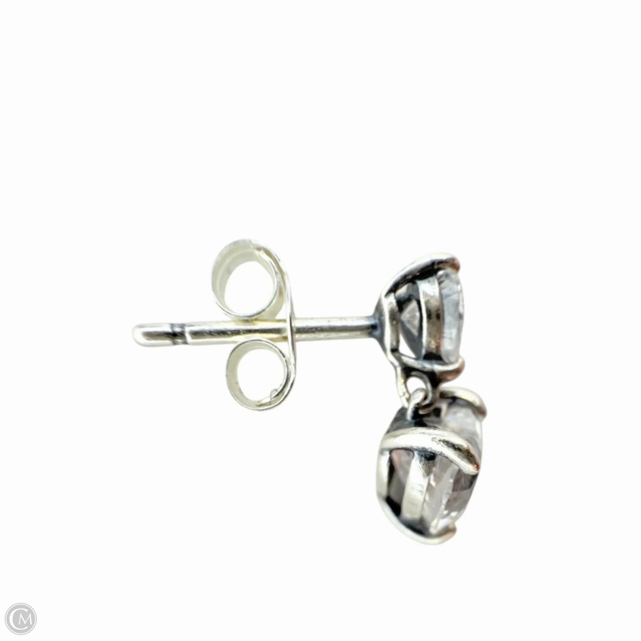 Sparkling Double Heart Earrings By Pandora