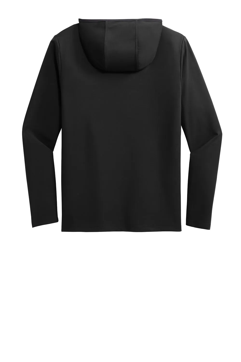 Sport-Tek Mens Circuit Full Zip Hooded Sweatshirt Hoodie w/ Pockets - Deep Black