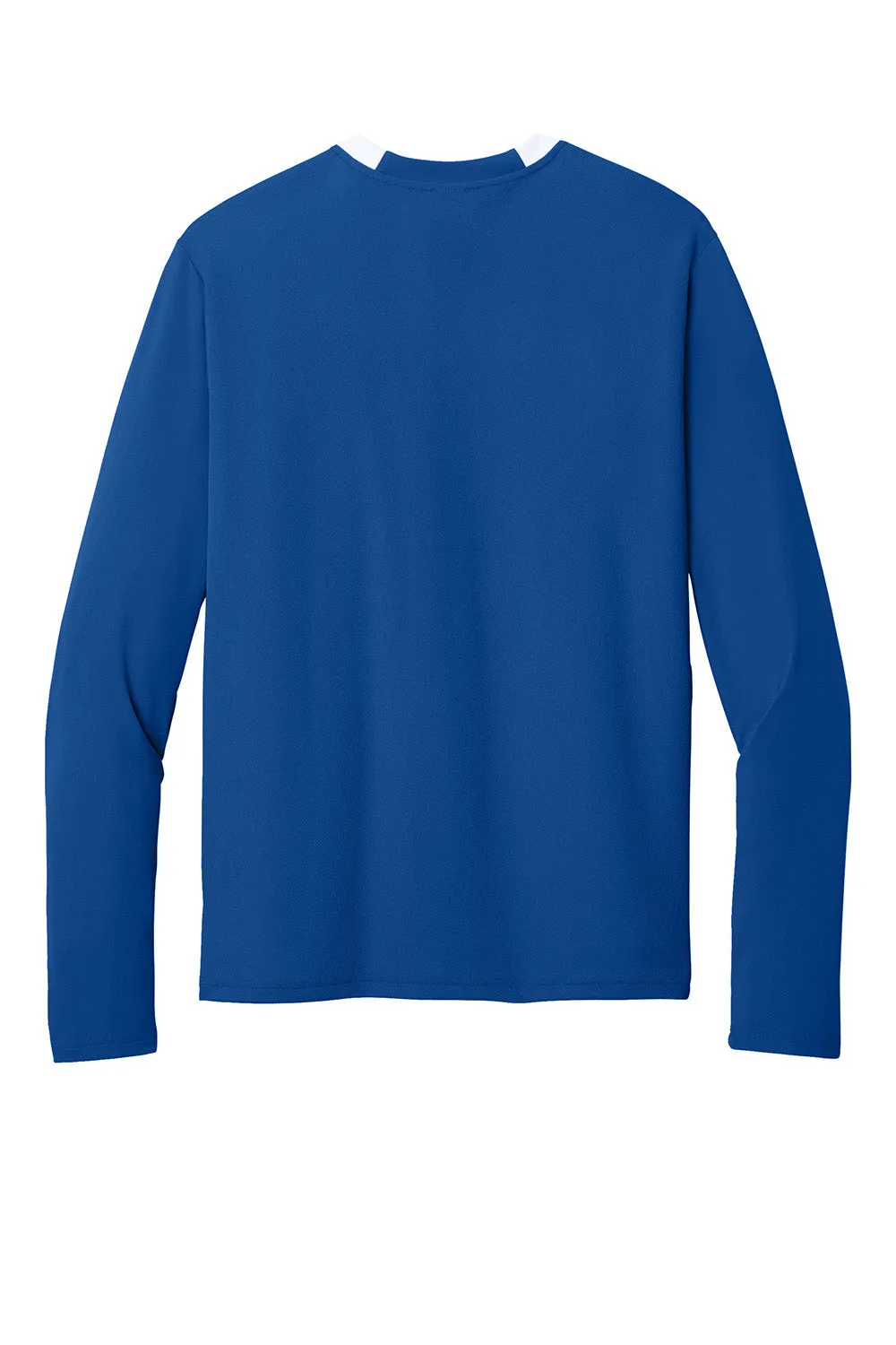 Sport-Tek Mens Club Moisture Wicking 1/4 Zip Sweatshirt - True Royal Blue/White