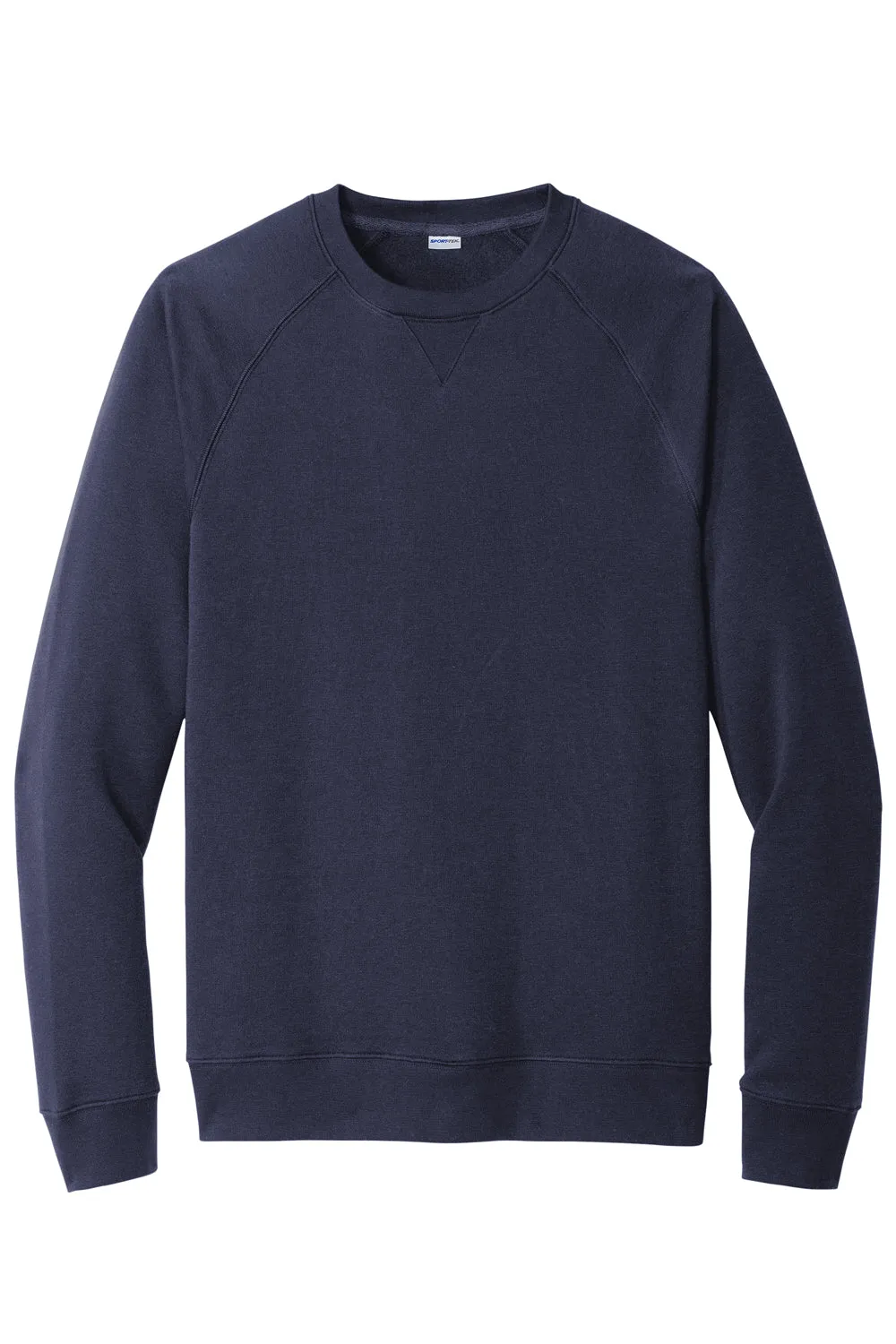Sport-Tek Mens Drive Fleece Crewneck Sweatshirt - True Navy Blue