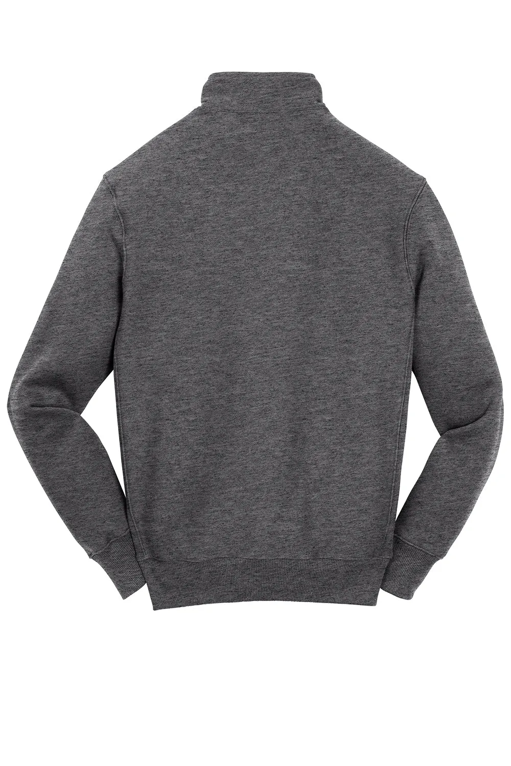 Sport-Tek Mens Fleece 1/4 Zip Sweatshirt - Heather Graphite Grey Clothing Sport-Tek