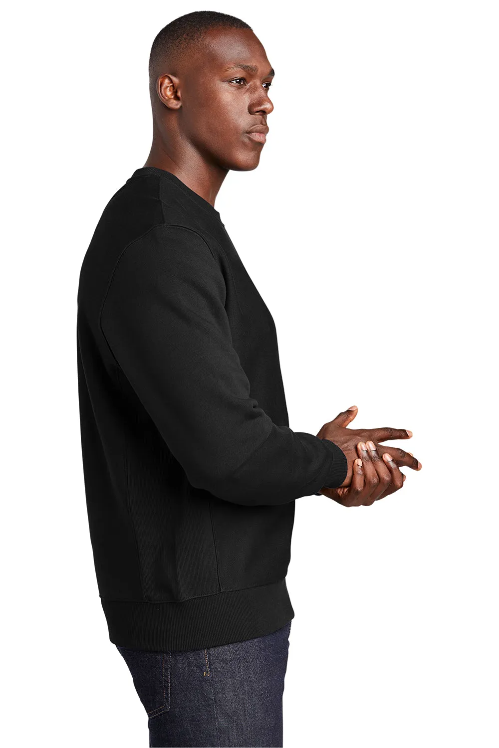 Sport-Tek Mens Fleece Crewneck Sweatshirt - Black Clothing Sport-Tek