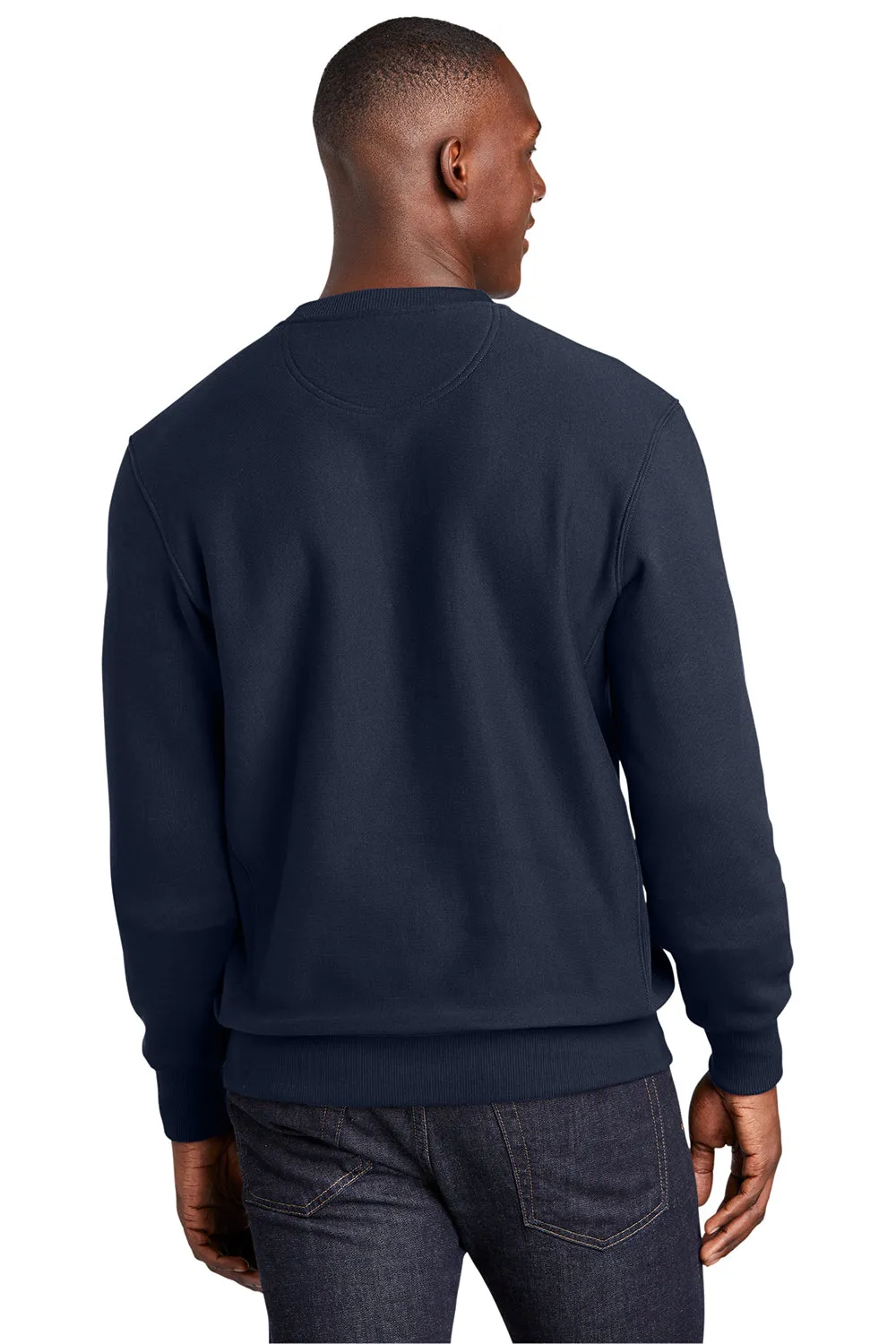 Sport-Tek Mens Fleece Crewneck Sweatshirt - True Navy Blue