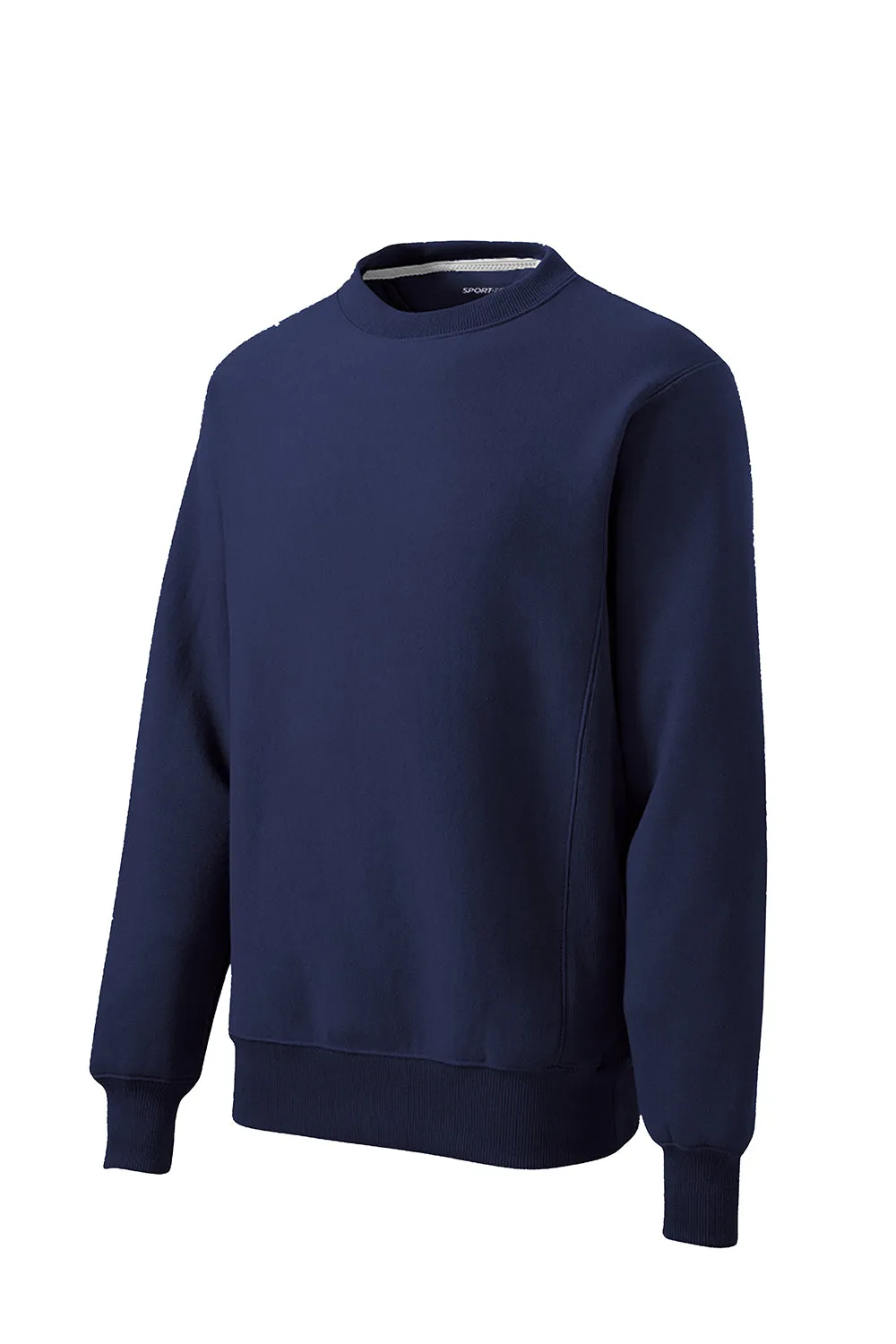 Sport-Tek Mens Fleece Crewneck Sweatshirt - True Navy Blue