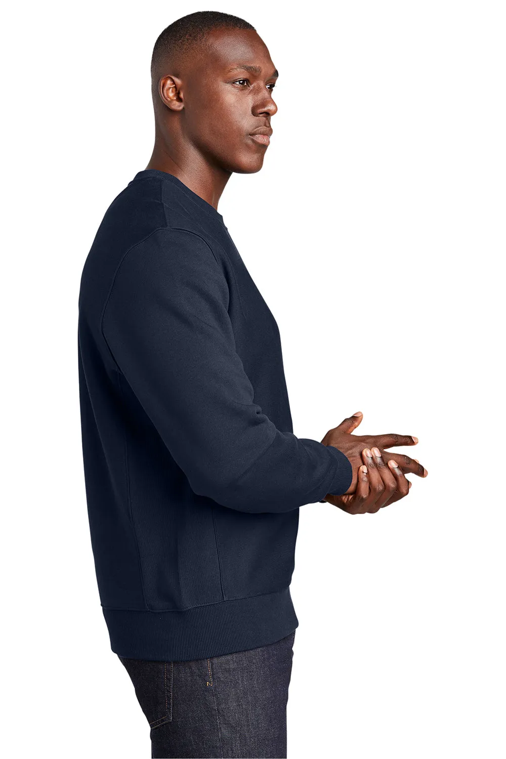 Sport-Tek Mens Fleece Crewneck Sweatshirt - True Navy Blue