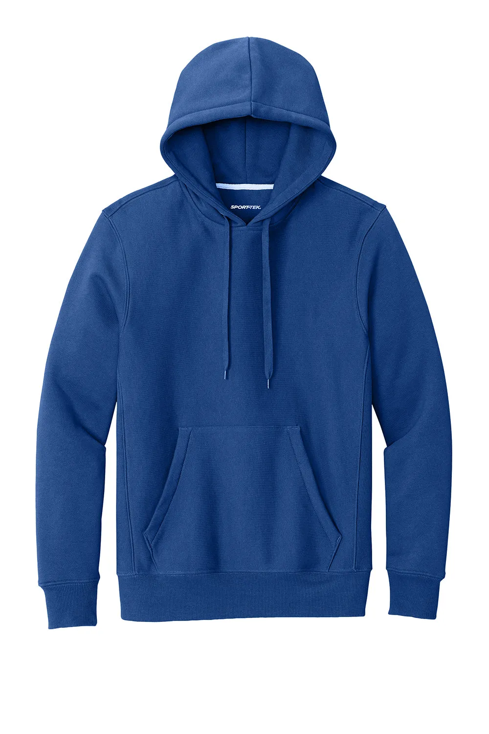 Sport-Tek Mens Fleece Hooded Sweatshirt Hoodie w/ Pouch Pocket - Royal Blue