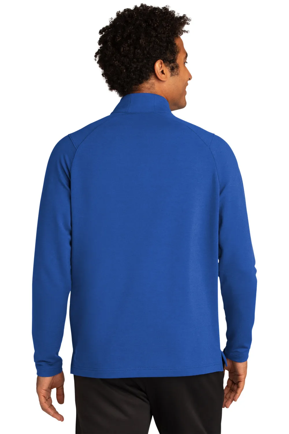 Sport-Tek Mens Flex Fleece Moisture Wicking 1/4 Zip Sweatshirt - True Royal Blue Clothing Sport-Tek