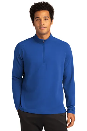 Sport-Tek Mens Flex Fleece Moisture Wicking 1/4 Zip Sweatshirt - True Royal Blue Clothing Sport-Tek