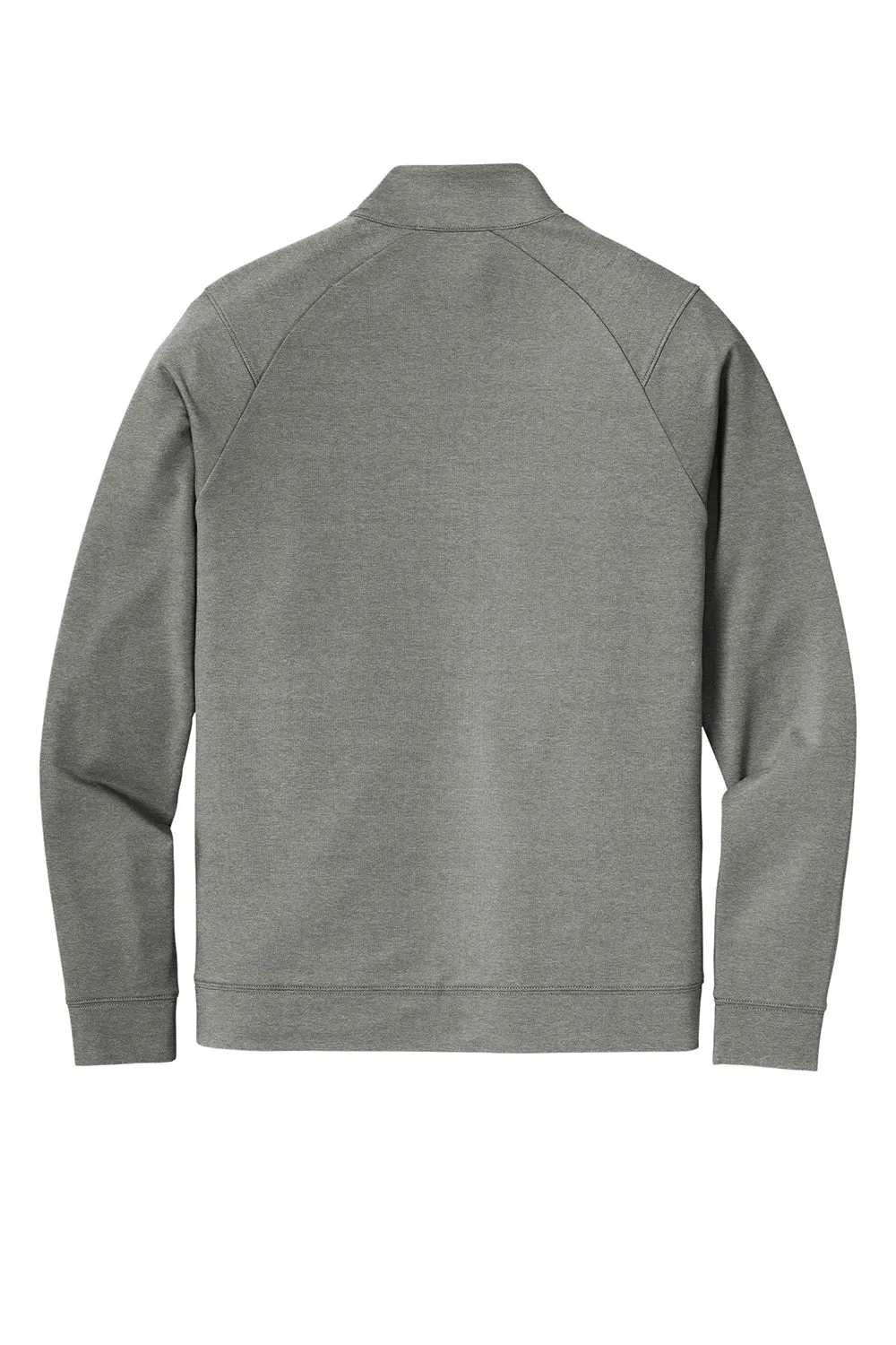 Sport-Tek Mens Flex Fleece Moisture Wicking Full Zip Sweatshirt w/ Pockets - Heather Light Grey Clothing Sport-Tek