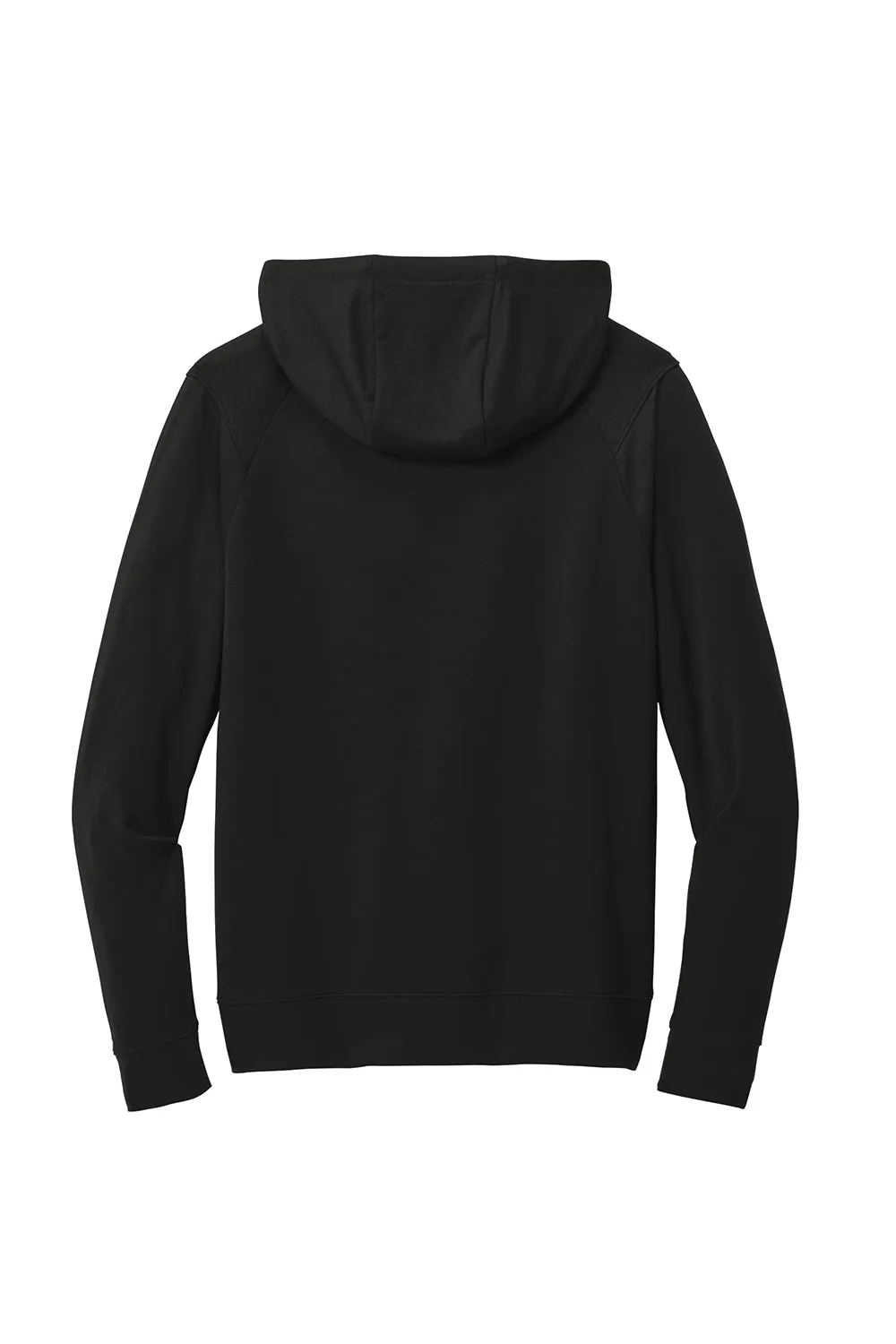 Sport-Tek Mens Flex Fleece Moisture Wicking Hooded Sweatshirt Hoodie w/ Pockets - Black