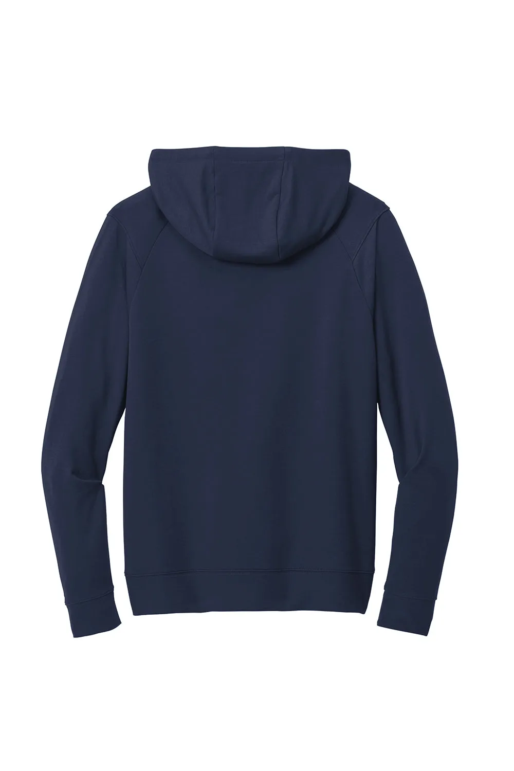 Sport-Tek Mens Flex Fleece Moisture Wicking Hooded Sweatshirt Hoodie w/ Pockets - True Navy Blue