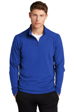 Sport-Tek Mens French Terry 1/4 Zip Sweatshirt - True Royal Blue Clothing Sport-Tek