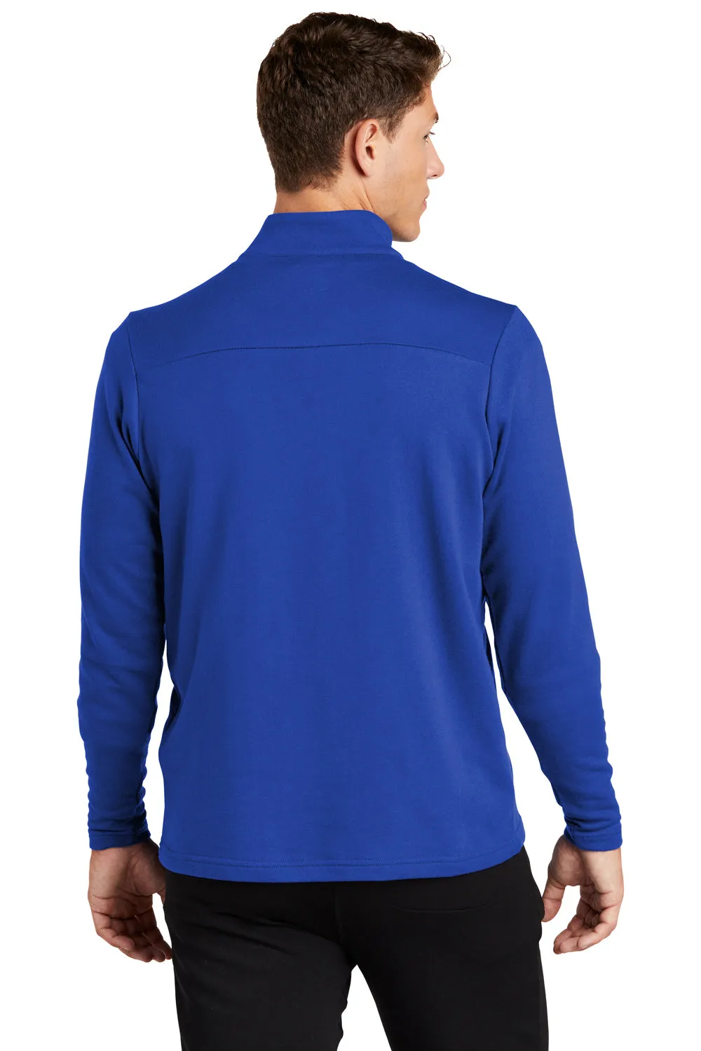 Sport-Tek Mens French Terry 1/4 Zip Sweatshirt - True Royal Blue Clothing Sport-Tek