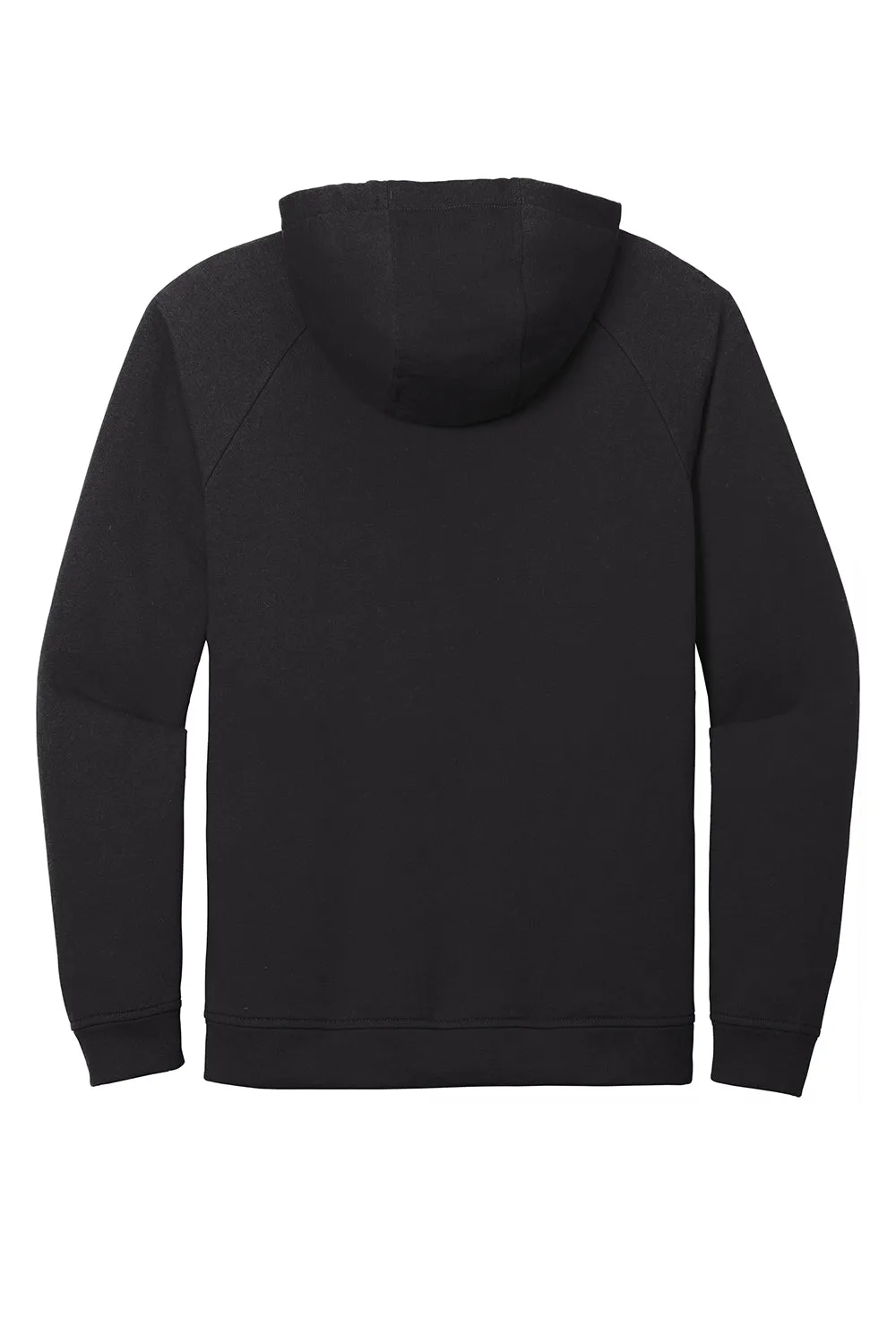 Sport-Tek Mens French Terry Hooded Sweatshirt Hoodie w/ Pouch Pocket - Black