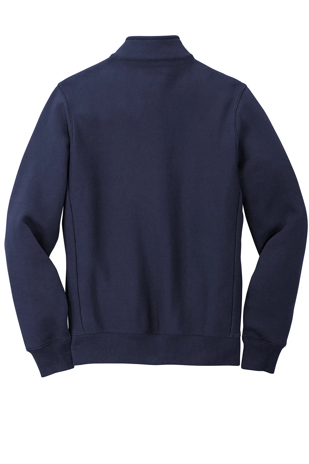Sport-Tek Mens Full Zip Sweatshirt w/ Pockets - True Navy Blue Clothing Sport-Tek