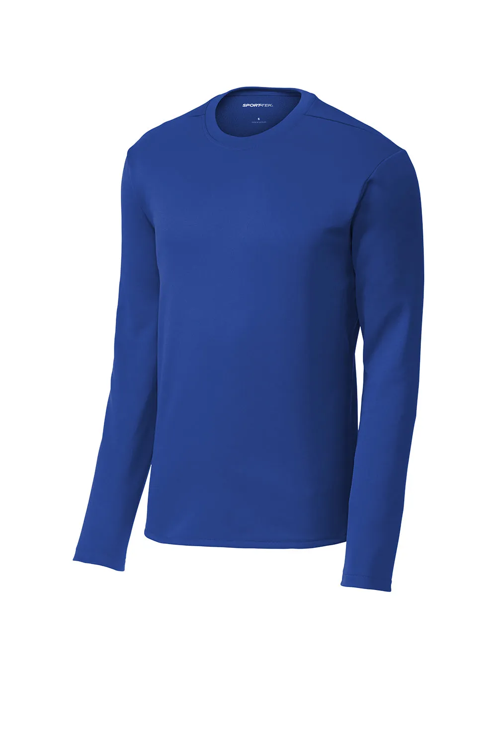 Sport-Tek Mens Moisture Wicking Fleece Crewneck Sweatshirt - True Royal Blue - Closeout Clothing Sport-Tek