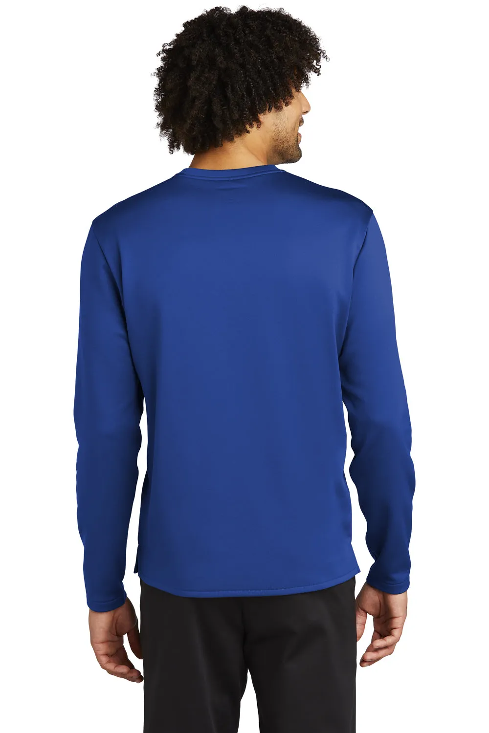Sport-Tek Mens Moisture Wicking Fleece Crewneck Sweatshirt - True Royal Blue - Closeout Clothing Sport-Tek