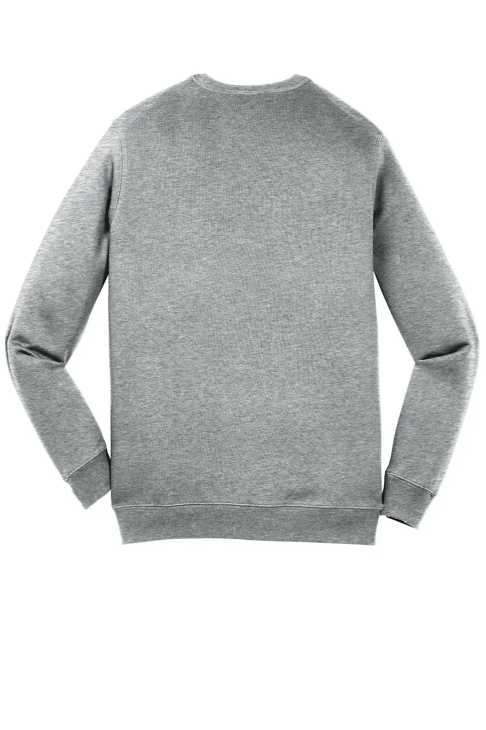Sport-Tek Mens Shrink Resistant Fleece Crewneck Sweatshirt - Heather Vintage Grey Clothing Sport-Tek