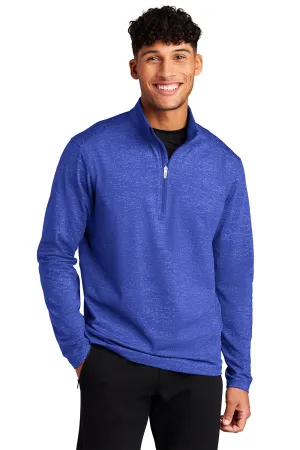 Sport-Tek Mens Sport-Wick Moisture Wicking 1/4 Zip Sweatshirt - True Royal Blue - Closeout Clothing Sport-Tek