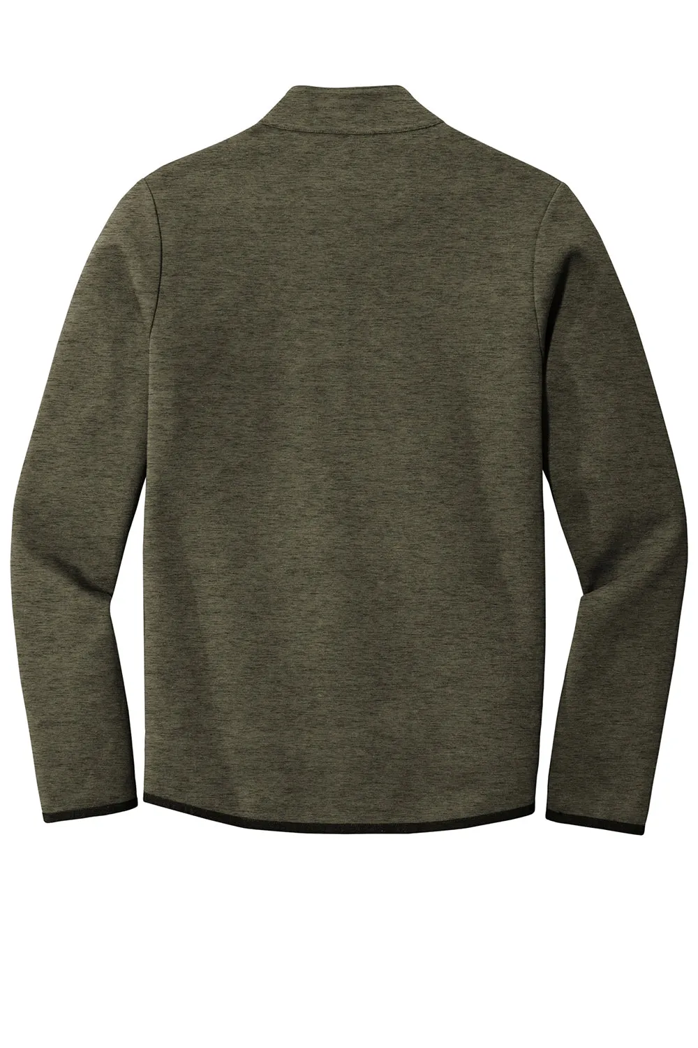 Sport-Tek Mens Triumph Fleece 1/4 Zip Sweatshirt w/ Pouch Pocket - Heather Olive Green Clothing Sport-Tek