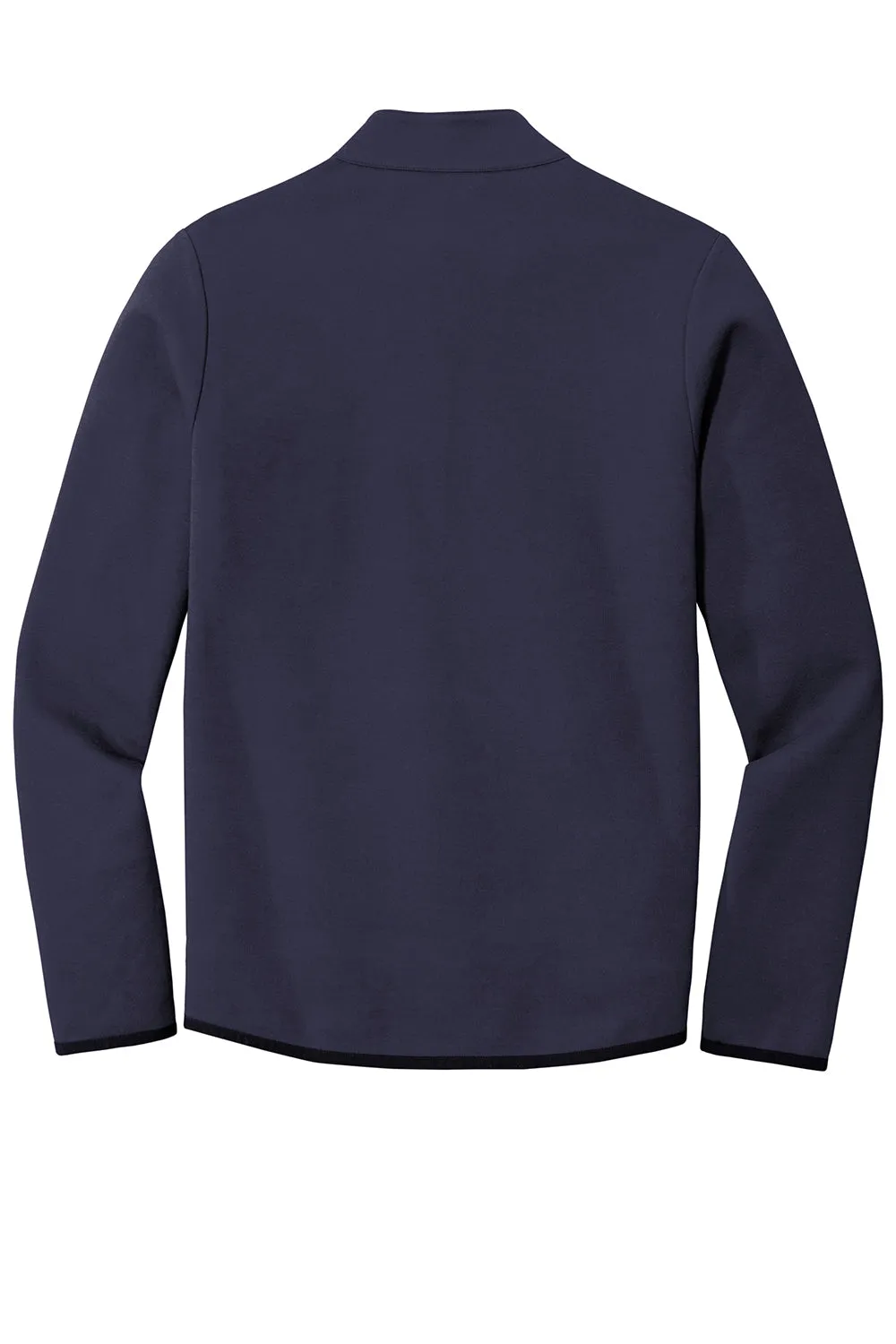 Sport-Tek Mens Triumph Fleece 1/4 Zip Sweatshirt w/ Pouch Pocket - Navy Blue Clothing Sport-Tek