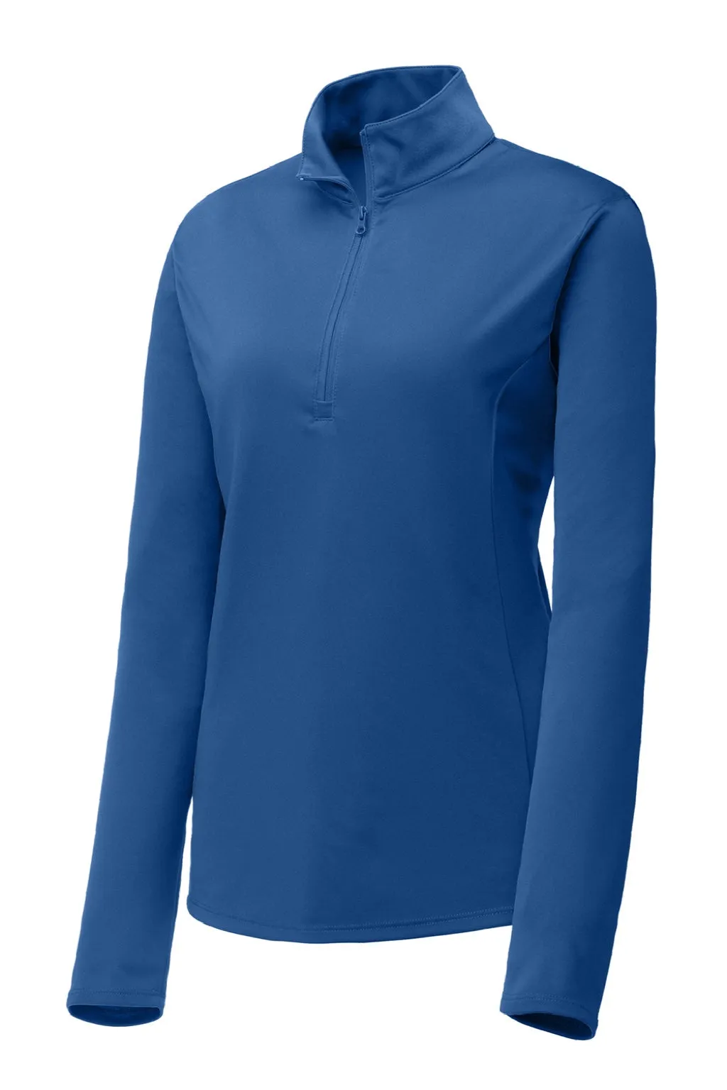 Sport-Tek Womens Competitor Moisture Wicking 1/4 Zip Sweatshirt - Royal Blue