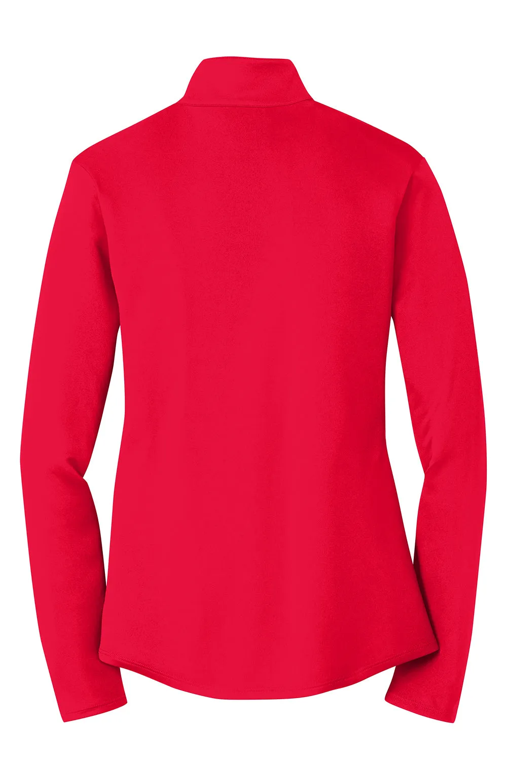 Sport-Tek Womens Competitor Moisture Wicking 1/4 Zip Sweatshirt - True Red