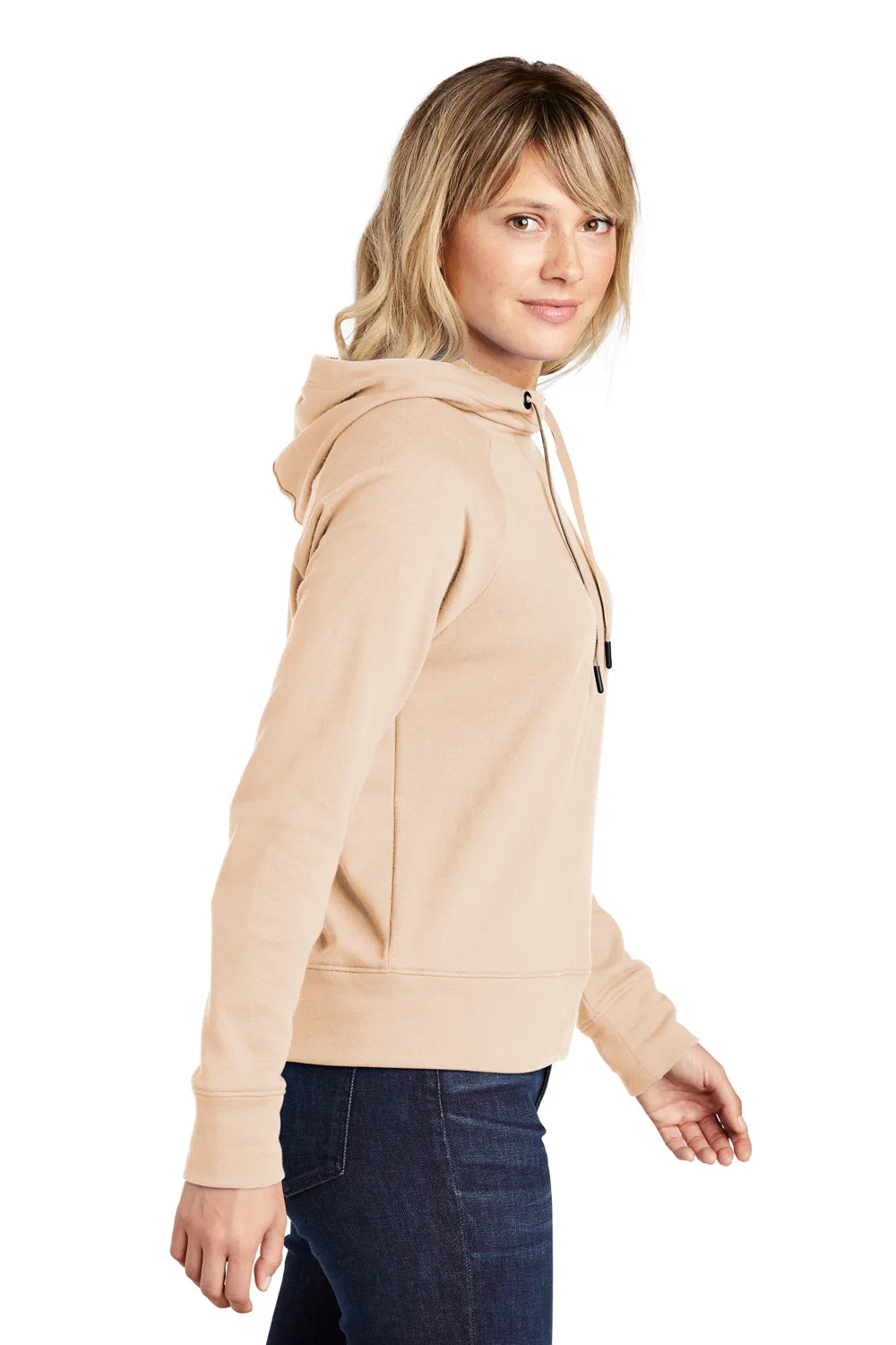 Sport-Tek Womens French Terry Hooded Sweatshirt Hoodie - Ecru - Closeout