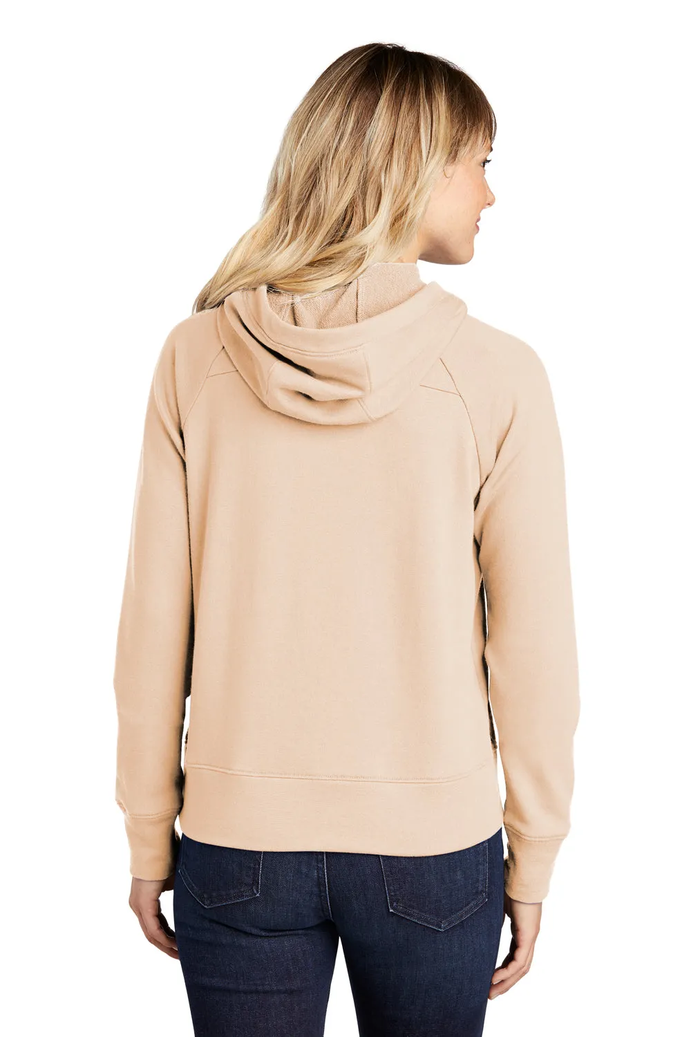 Sport-Tek Womens French Terry Hooded Sweatshirt Hoodie - Ecru - Closeout