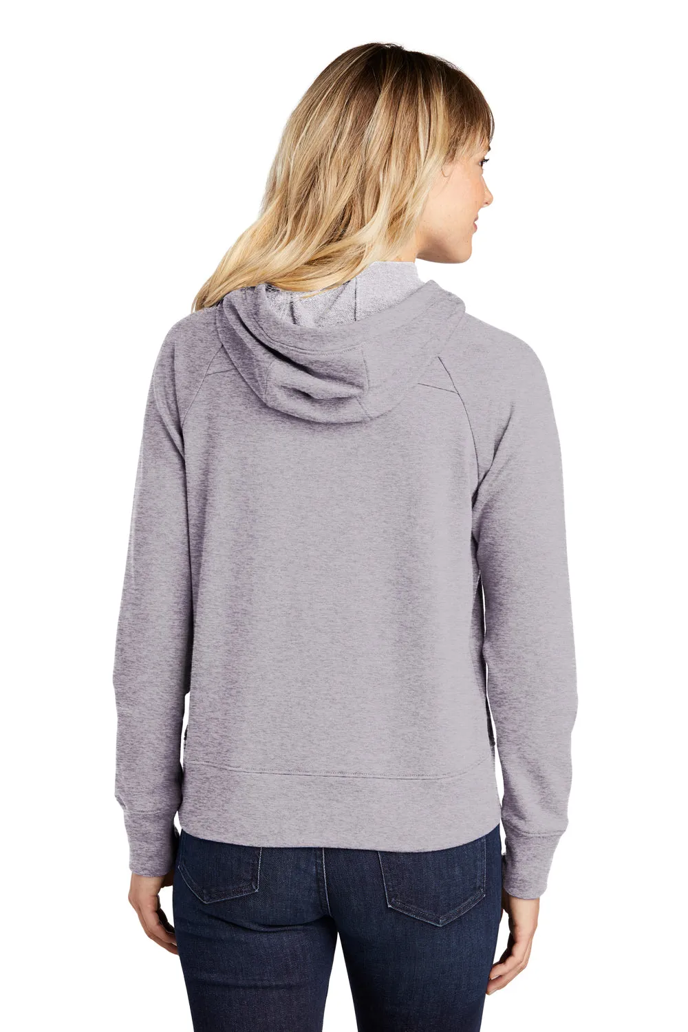 Sport-Tek Womens French Terry Hooded Sweatshirt Hoodie - Heather Grey - Closeout