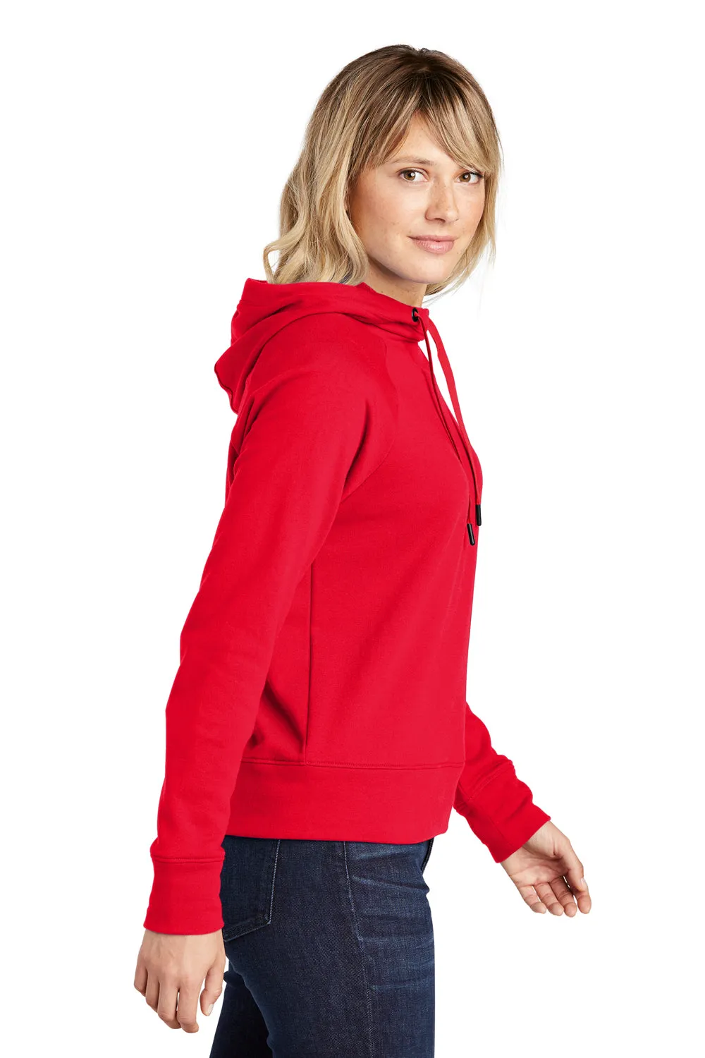 Sport-Tek Womens French Terry Hooded Sweatshirt Hoodie - True Red - Closeout Clothing Sport-Tek