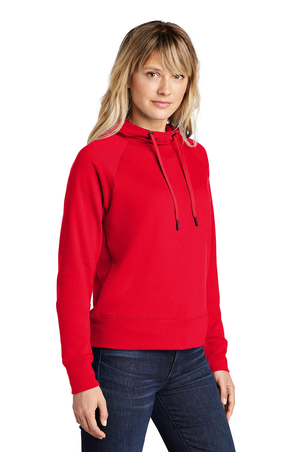 Sport-Tek Womens French Terry Hooded Sweatshirt Hoodie - True Red - Closeout Clothing Sport-Tek