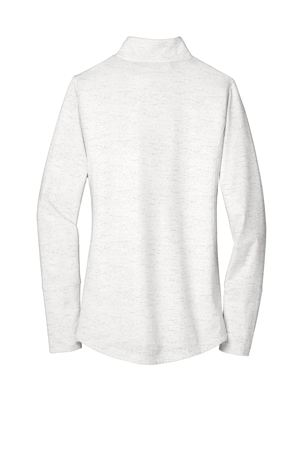 Sport-Tek Womens Sport-Wick Moisture Wicking 1/4 Zip Sweatshirt - White - Closeout