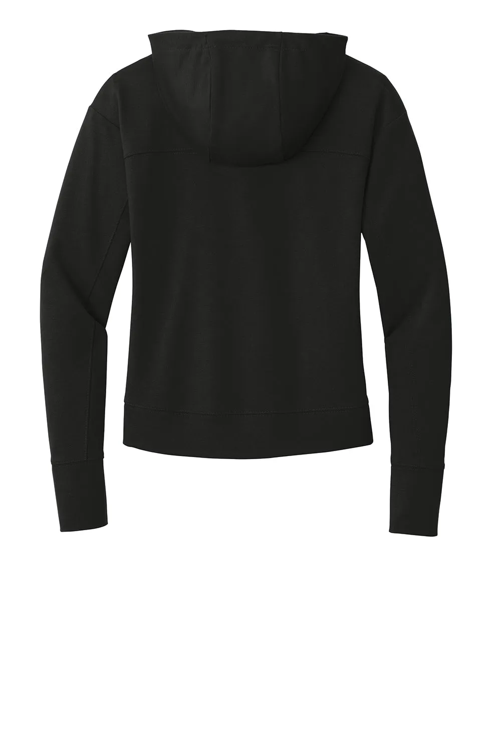 Sport-Tek Womens Sport-Wick Moisture Wicking Flex Fleece Hooded Sweatshirt Hoodie - Black
