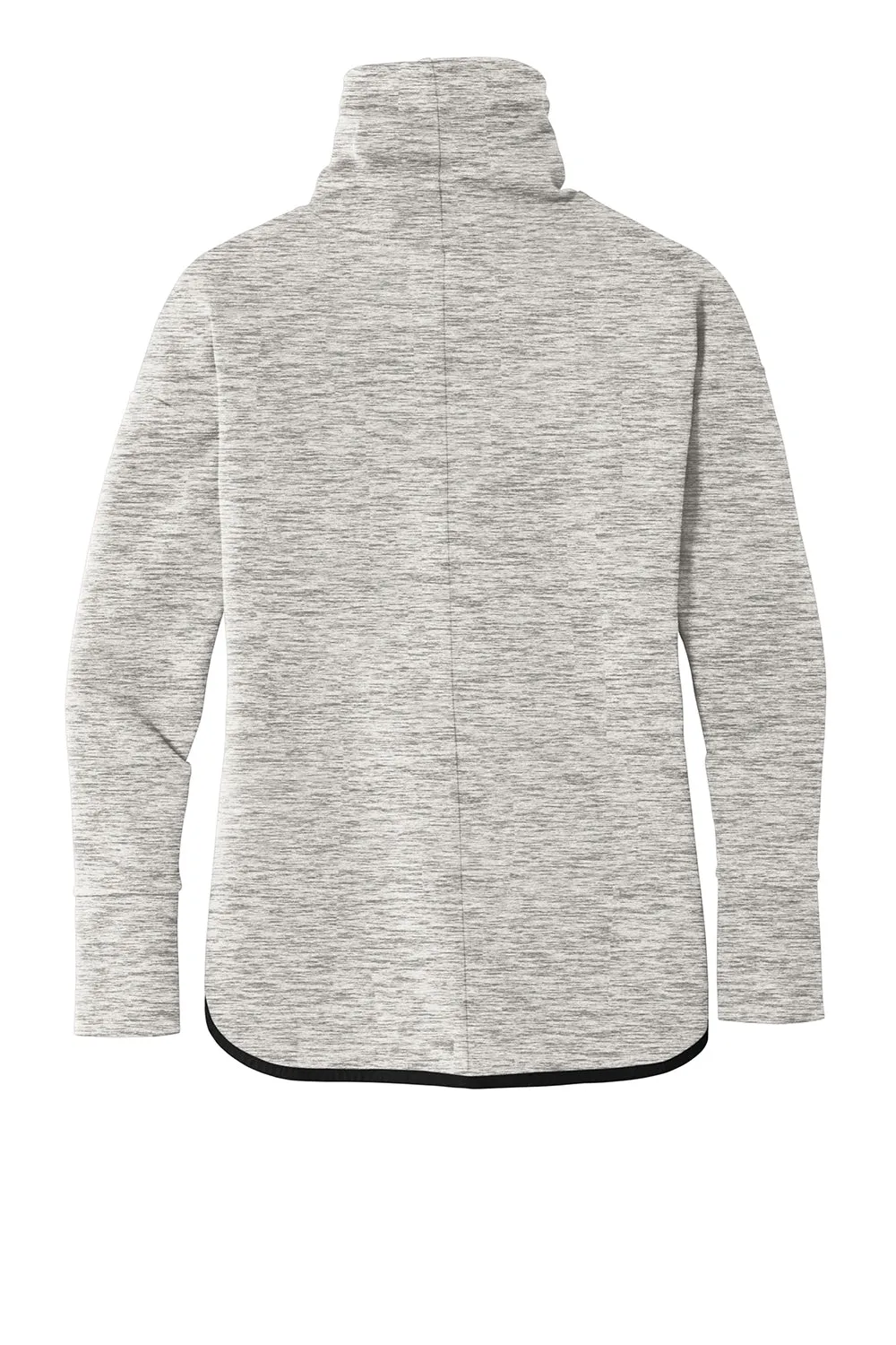 Sport-Tek Womens Triumph Fleece Cowl Neck Sweatshirt w/ Pocket - Heather Grey