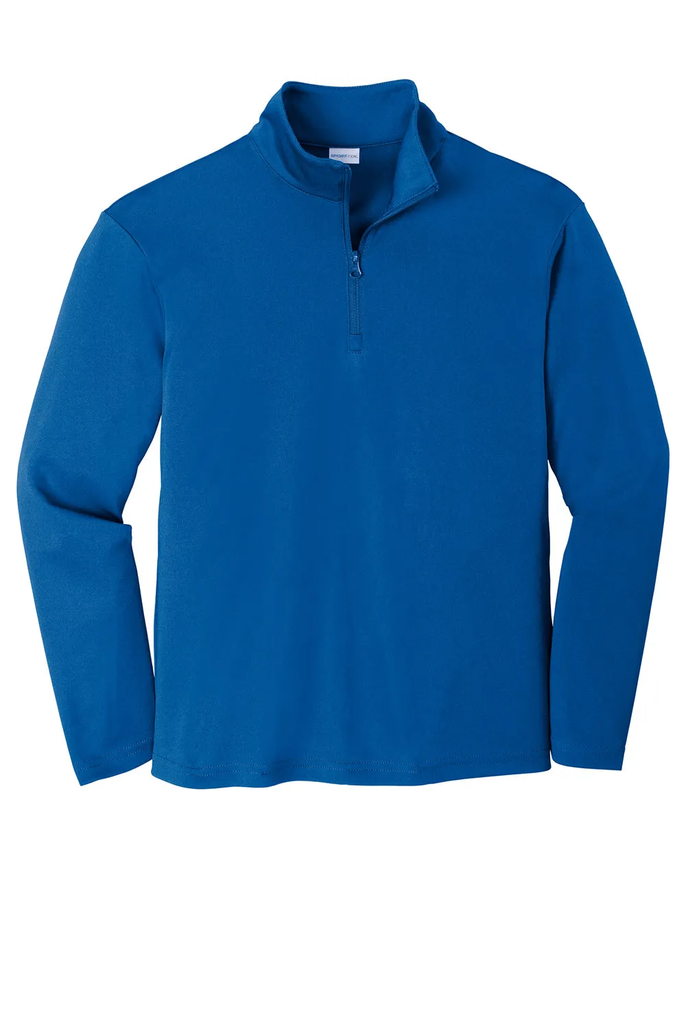 Sport-Tek Youth Competitor Moisture Wicking 1/4 Zip Sweatshirt - Royal Blue Clothing Sport-Tek
