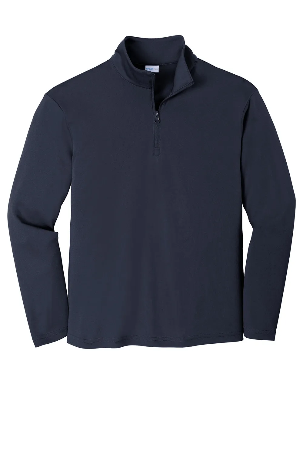 Sport-Tek Youth Competitor Moisture Wicking 1/4 Zip Sweatshirt - True Navy Blue