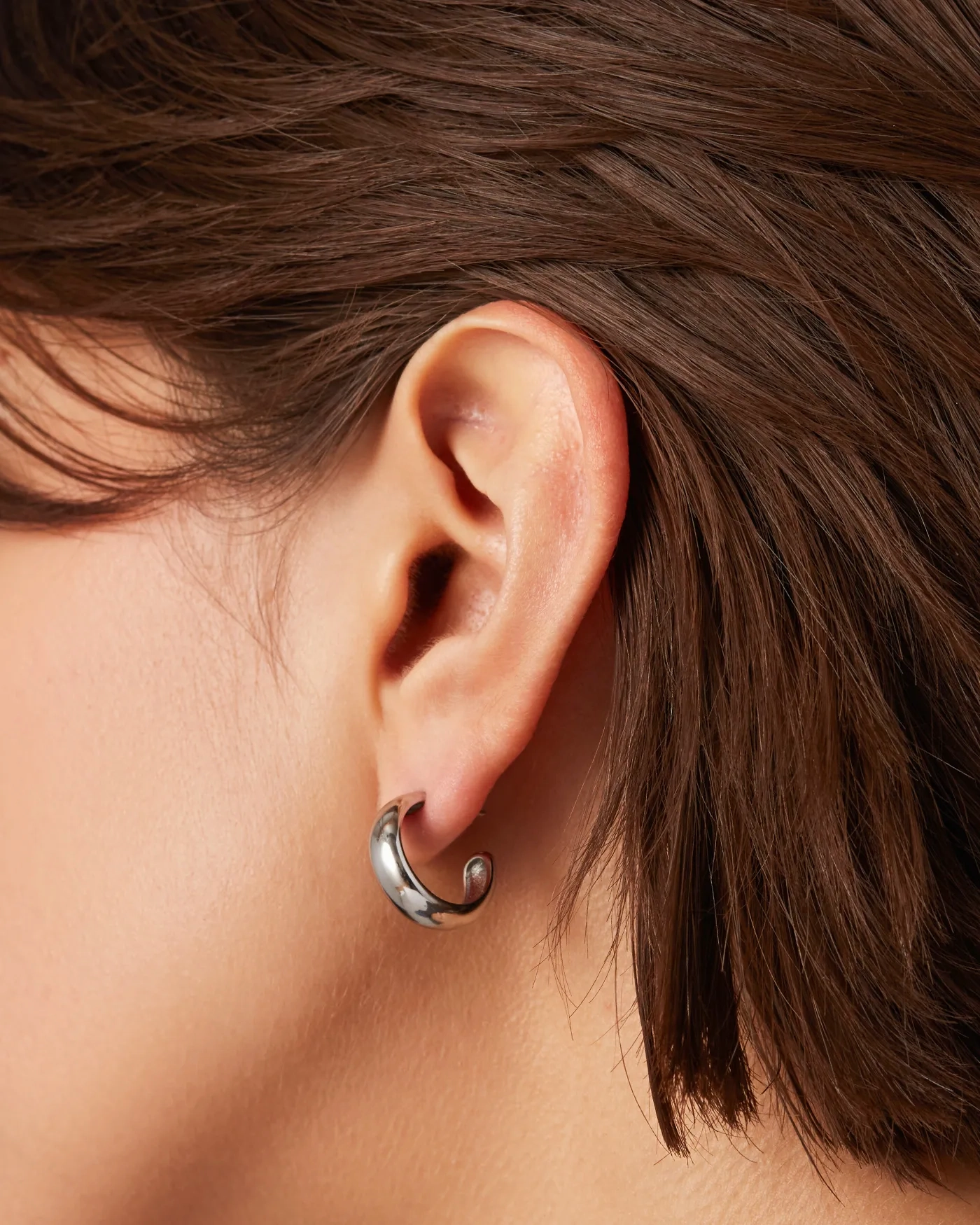 Staple Hoop Earrings - Small