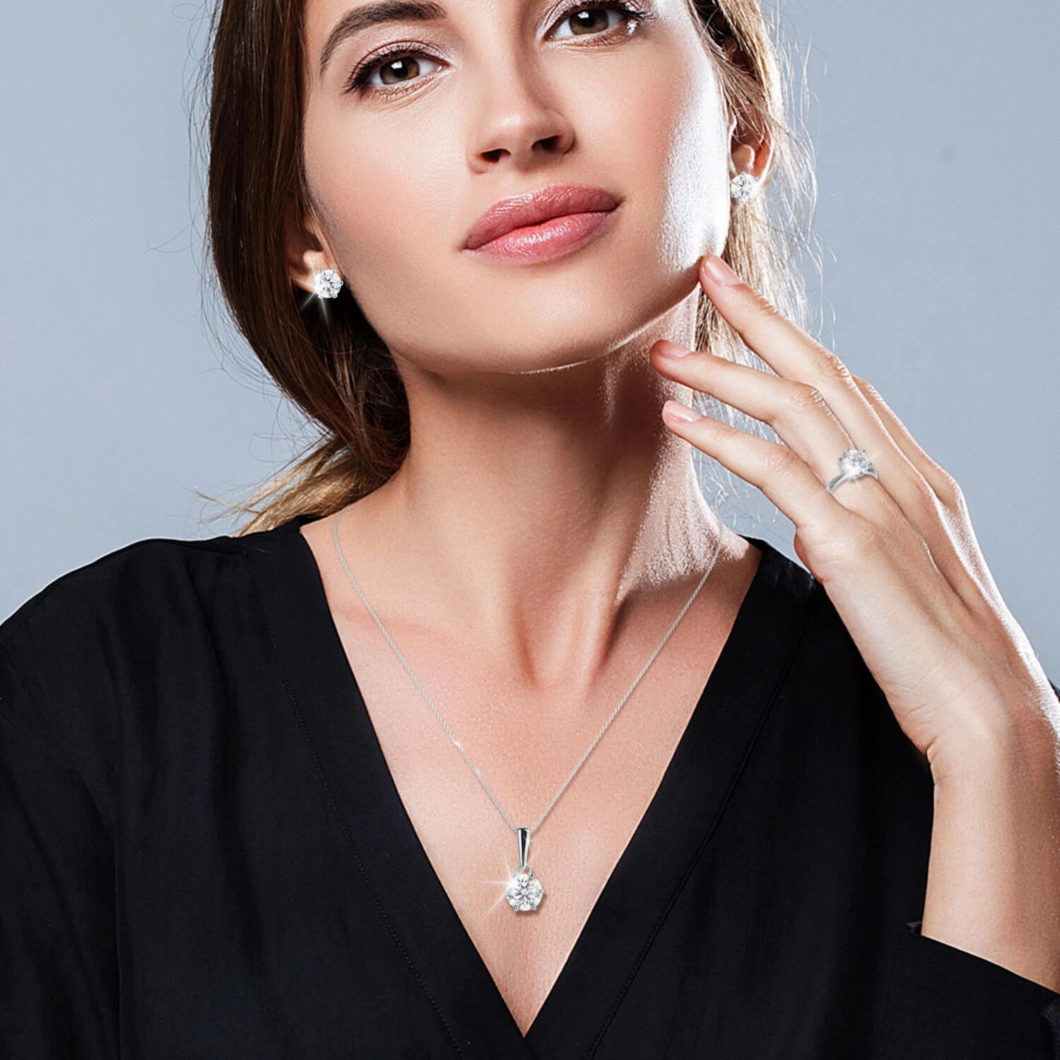 Stardust Moissanite Earrings