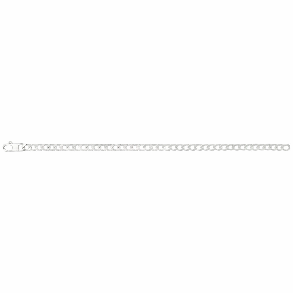 Sterling Silver 150 Gauge Curb Chain 55cm